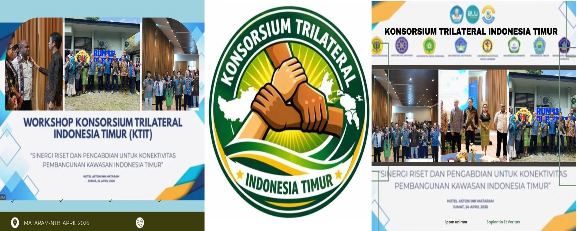 LPPM UNIMOR BANGUN KOLABORASI IKLIM RISET BERDAMPAK MELALUI FORUM KONSORSIUM TRILATERAL INDONESIA TI